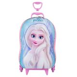 Mochila 3d Frozen Elsa De Rodinhas Infantil Azul