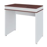 Mesa Para Escritório Escrivaninha Mind A02 Ipê Branco