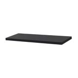 Prateleira Preta 60x20cm Com Suporte Invisível