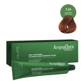 Coloração Creme Acquaflora Vegana 7.44 Louro Natural Cobre