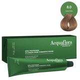 Coloração Creme Acquaflora Vegana 8.0 Louro Claro 60g