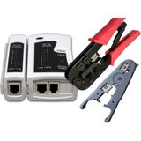 Kit Alicate Rj45 Crimpador Testador Cabo e Decapador