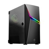 Gabinete Gamer Evolut Ashe Com 1 Fan Rgb Mid Tower EG-811 Preto - Evolut