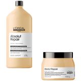 Condicionador 1500ml E Máscara 500ml Loreal Absolut Repair