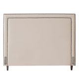 Cabeceira Queen Size Maísa 160cm C/ Frame Suede Bege
