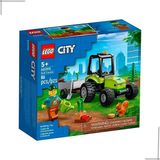 Lego 60390 Trator Verde Com Carretinha No Parque City