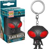 Funko Pop Keychain: Filme Aquaman - Figura Colecionável de Manta Negra, Multicolor