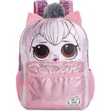 LOL Surprise Queen Kitty Mochila para Meninas - 16 Polegadas - LOL School Bag Elementary School