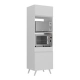 Paneleiro 2 Portas 63cm Para Forno E Microondas Branco