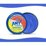 Graxa Para Sapato Azul Restaurador Profissional Amy 140g