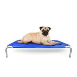 Cama Para Cachorro Pets Suspensa Azul Tamanho M