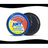 Graxa Para Sapato Preto Restaurador Profissional Amy 140g