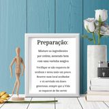 Quadro Decorativo com Moldura Preparação