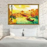 Quadro com Moldura Ponte Di Rialto