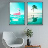 Quadro com Moldura Chanfrada Beach