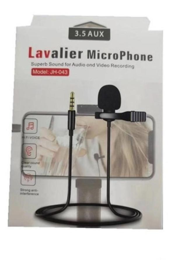 Microfone De Lapela Celular Smartphone Profissional Stereo