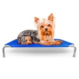 Cama Pet Suspensa Resistente Cachorro E Gato Azul Tamanho P