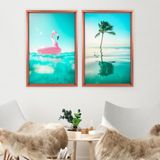 Quadro com Moldura Chanfrada Beach