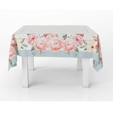 Toalha De Mesa Quadrada Stmhome 1,50m X 1,50m Flowers