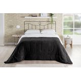 Cobertor Coberdrom Casal Queen Manta Com Sherpa Cor Preto