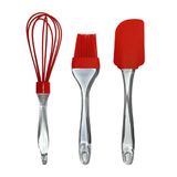 Kit Utensilio Cozinha Wincy Com 3 Peças Em Silicone Cla09261