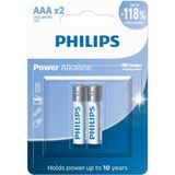 Pilhas Alcalinas Aaa Blister Com 2 Unidades Lr03p2b/59