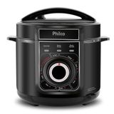 Panela De Pressao Eletrica Philco 5l Multifuncional Preta 110v