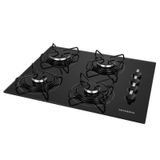 Cooktop A Gas 4 Bocas Bivolt Preto Com Inox Ctg-01 Mondial