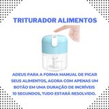 Mini Processador Triturador Alimentos Eletrico Potente Usb