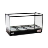 Estufa Evr Vitrine De Salgados 4 Bandejas Perfil Preto 127v