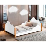 Cama Infantil Montessoriana Cristal Branca E Mel Branco