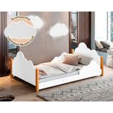 Cama Infantil Montessoriana Cristal Branca E Amêndoa Branco