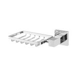 Saboneteira Para Banheiro Em Metal Stylos Cromado