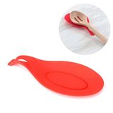 Suporte Apoio De Silicone Descanso Colher Vermelho - 1796