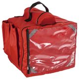 Bag Mochila Térmica Delivery Pizza 45 Litros Vermelha