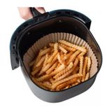 50 Unidades Forro De Papel Antiaderente Redondo Air Fryer