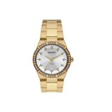 Relogio Orient Feminino Dourado Pequeno Aço Inox Fgss1239