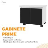 Gabinete Armario Armarinho Balcão De Banheiro Gaveteiro 60cm