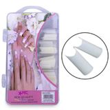 Kit Com 100 Tip C Curvado Para Unhas De Acrilico