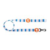 Guia Para Cães Stripe Blue Orange, Tamanho:g