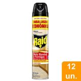 Inseticida Aerosol Raid Mata Baratas E Formigas 420ml - Embalagem Com 12 Unidades