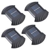 Luminaria Solar Led Parede Arandela 4 Uni Resistente Spot