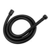 Engate P/ Ducha Higienica Mangueira 1m E 50cm Flexivel Preto