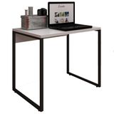 Mesa Para Escritório Industrial 90 Cm F01 Branco Fosco