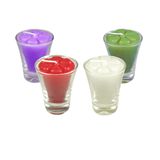 2 Kits Velas Coroa Advento Copinho Candelabro Cores 1