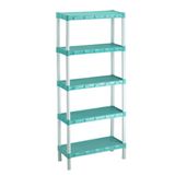 Estante Modular Verde Com 5 Prateleiras Plástico-agraplast