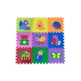 Tapete Eva Tatame Infantil 9 Peças 30x30cm Animais