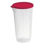 Copo Medidor Com Tampa 8,5x9,3x16cm 500ml Transparente