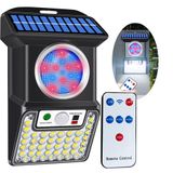 Luminaria Solar Refletor Balizador Spot Controle Sensor