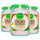 Oleo De Coco Coconut Qualicoco Extra Virgem 500ml (3 Vidros)